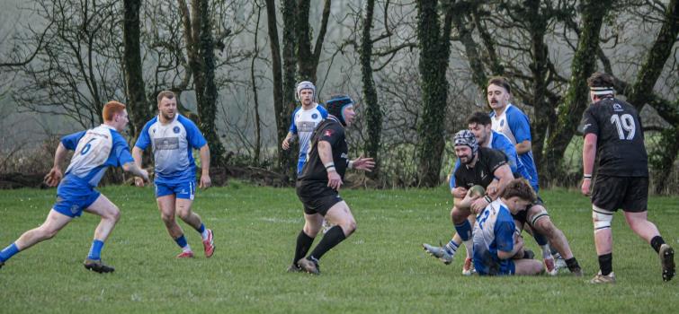 Neyland on the attack. Picture William John